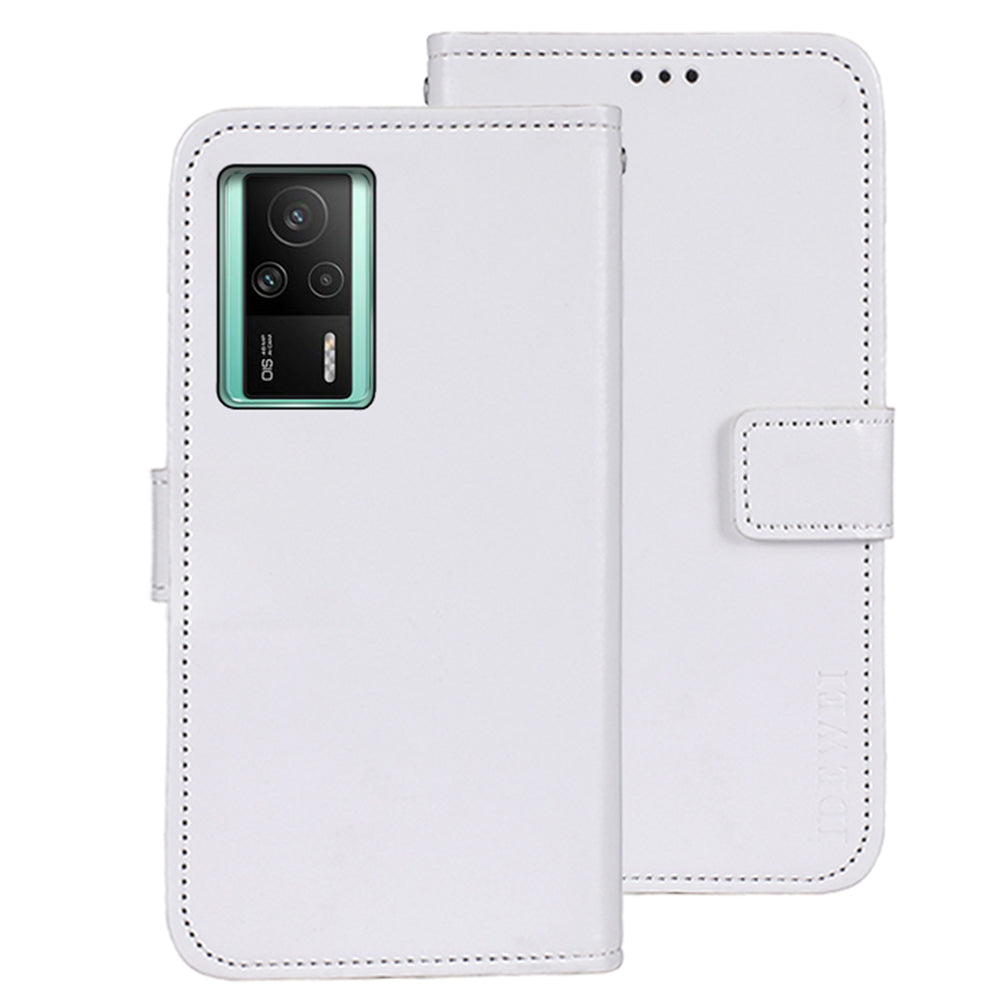 IDEWEI For Xiaomi Redmi K60E 5G Anti-drop PU Leather Phone Cover Viewing Stand Crazy Horse Texture Flip Wallet Case IDEWEI For Xiaomi Redmi K60E 5G Anti-drop PU Leather Phone Cover Viewing Stand Crazy Horse Texture Flip Wallet Case
